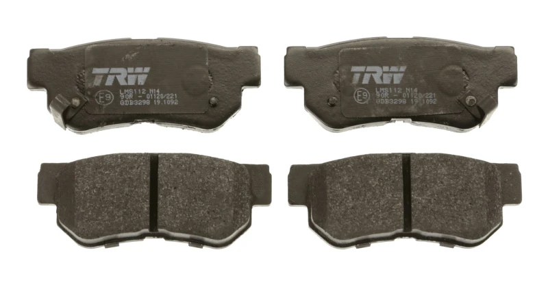 Image of TRW GDB3298 Brake pad set with acoustic wear warning Brake Pad Set,disc brake (402)