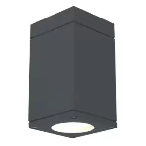 image of Sandvik Outdoor 1 Light Down Ceiling Light, Graphite, IP65, GU10 LED