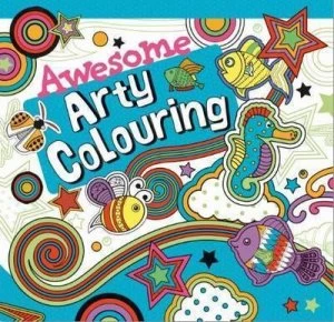 Image of Awesome Arty Colouring by Parragon Books Paperback