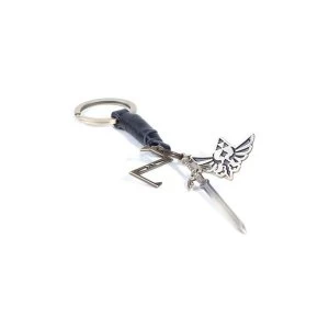 Image of Nintendo - Legend Of Zelda Unisex Pendant With Chain Keychain - Gold/Black