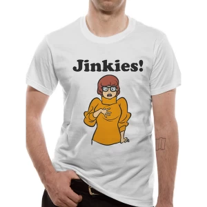 Image of Scooby Doo - Jinkies Mens Large T-Shirt - White