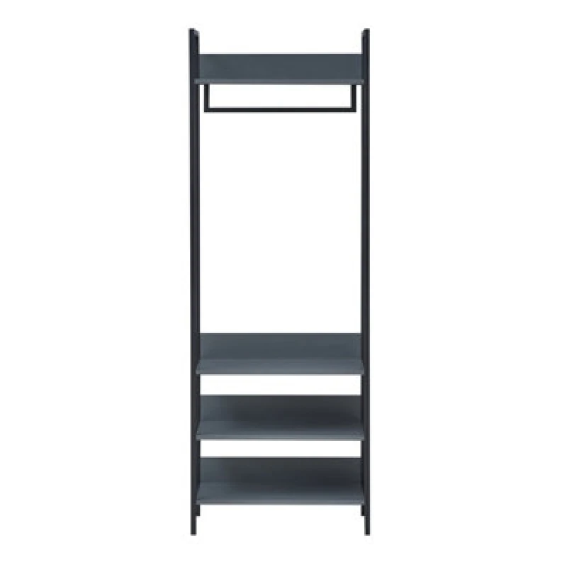 Image of Timber Art Design 4 Tier Zahra Bedroom Double Open Wardrobe Furniture Storage Cupboard