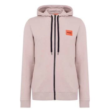 image of Hugo Daple Zip Through Hoodie - Lt Pastel 239