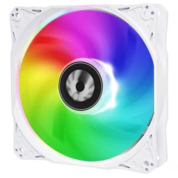 Image of BitFenix Spectre SE ARGB LED Fan and Controller Kit White Triple Pack - 120mm
