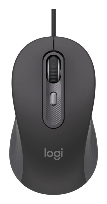 Image of Logitech Logitech Signature Wired M520 for Business mouse Office Ambidextrous USB Type-C Optical 4000 DPI 910-007511