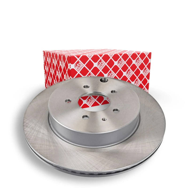 Image of FEBI BILSTEIN 108619 Brake disc Rear Axle, internally vented, Coated Brake Disc (82)