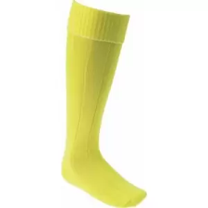 Image of Carta Sport Boys Football Socks (3 UK-6 UK) (Canary Yellow)