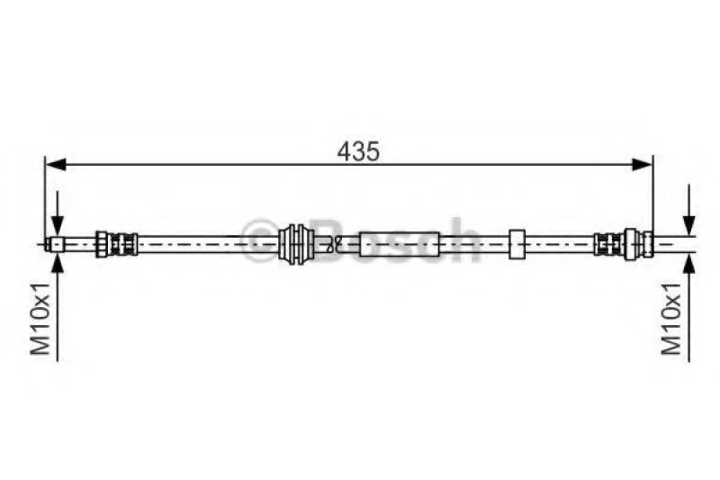 Image of Brake hose Bosch 1 987 481 023