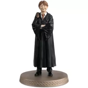 Image of Eaglemoss Ron Weasley (With Scabbers) Figurine with Magazine