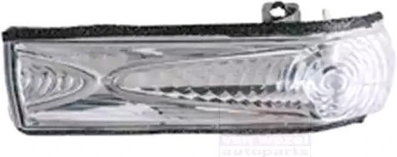 Image of VAN WEZEL 1638915 Turn Signal Left Exterior Mirror, Crystal clear, without bulb holder Indicator (62)