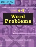 Image of kumon word problems grade 6 8 ages 11 13 192 pages