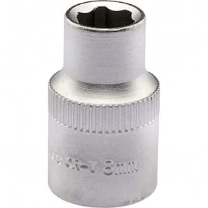 Image of Draper Expert 3/8" Drive Hi Torq Hexagon Socket Metric 3/8" 8mm