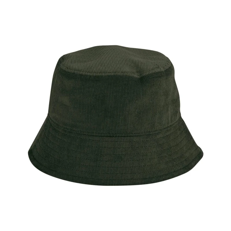 Image of Beechfield Womens EarthAware Cord Bucket Hat in Dark Green Size: Medium Dark Green Female M