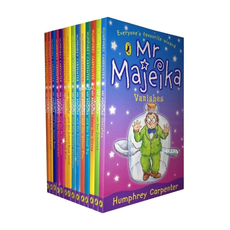 Image of Mr Majeika 14 Books Collection Set by Humphrey Carpenter Ghost Train Paperback Mr Majeika Books
