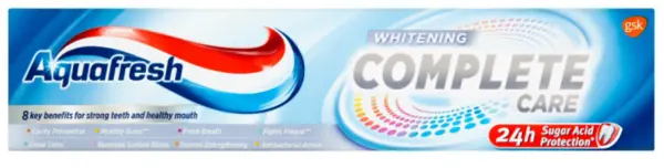 image of Aquafresh Complete Care Whitening Toothpaste 100ml