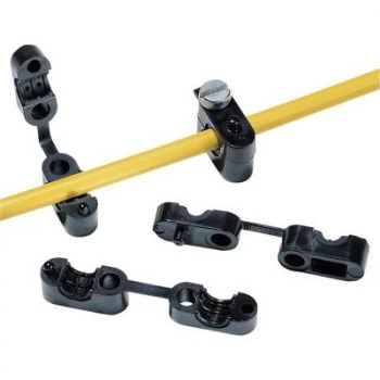 Image of HellermannTyton KK1-N66-BK-D1 Strain relief Terminal Ø (max.) 5.5mm Polyamide 6.6 Black
