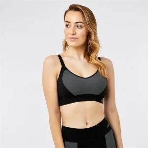 image of USA Pro Heart Sports Bra - Black/Pink