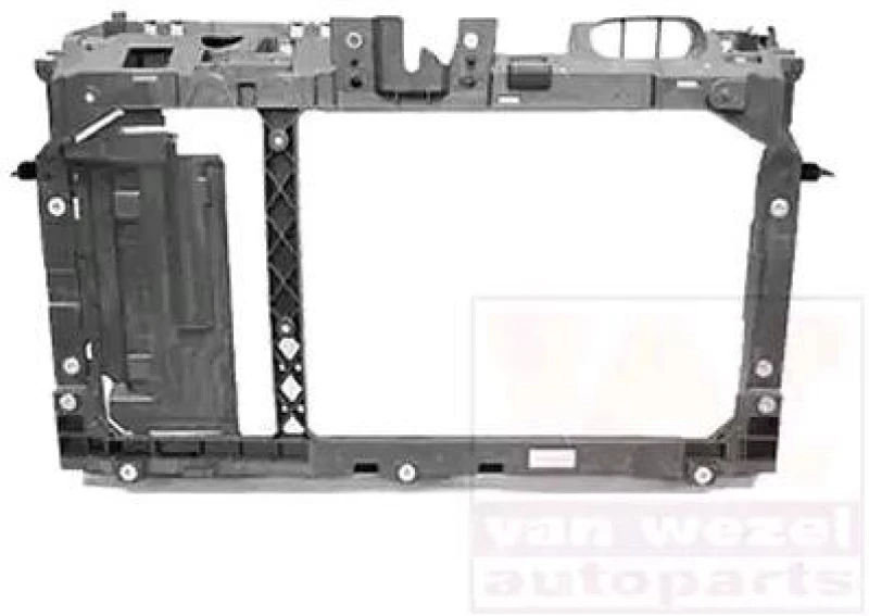 Image of VAN WEZEL 1808768 Radiator Support ** Equipart ** with cover Front Cowling (208)