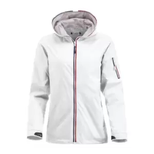 Image of Clique Womens/Ladies Seabrook Hooded Jacket (S) (White)