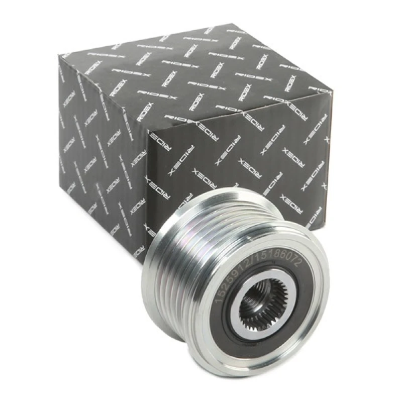 Image of Alternator clutch pulley RIDEX 1390F0097