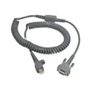 Image of Intermec 6.5ft RS232 9-Pin serial cable Grey 2m D-sub 9-pin