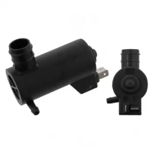 Image of Windscreen Washer Pump Water Pump window cleaning 26651 by Febi Bilstein