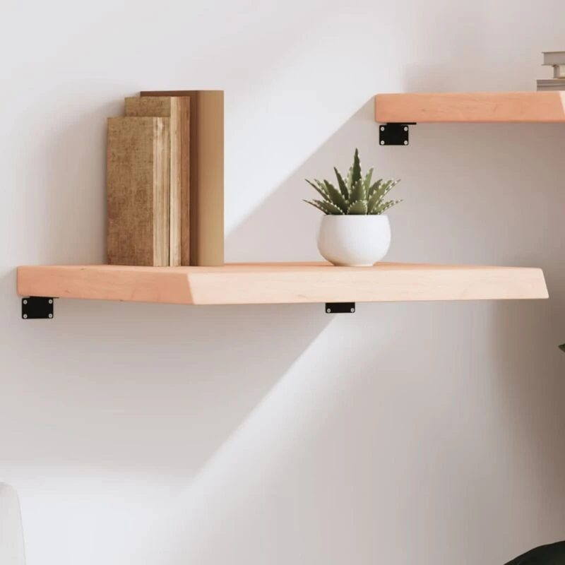 Image of VIDAXL Vidaxl - Wall Shelf 60x60x(2-6) cm Untreated Solid Wood Oak 8720845812560