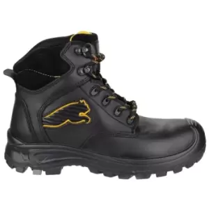 Image of Puma Safety Borneo Mid Mens Safety Boots (41 EUR) (Black) - Black