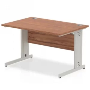 Image of Impulse Cable Managed 1200 Rectangle Desk Walnut