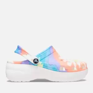 Crocs Classic Tie-Dye Rubber Clogs - W4