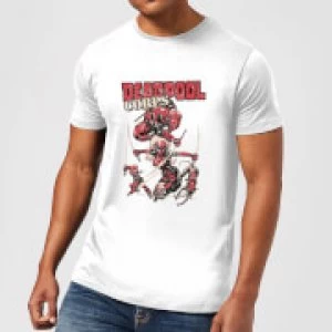 Image of Marvel Deadpool Family Corps Mens T-Shirt - White - 3XL