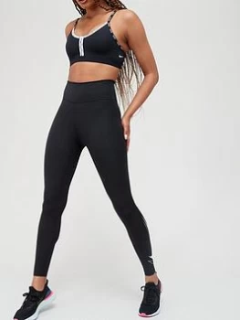 Image of Nike Running Dri-FIT Swoosh Legging - Black, Size S, Women
