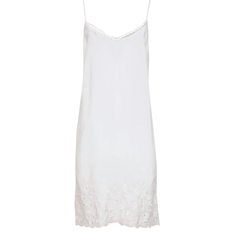 Image of Cyberjammies Rose Embroidered Chemise - White White 8
