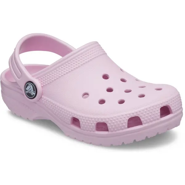 image of Crocs Boys Classic Slip On Summer Clogs UK Size 4 (EU 19-20) Ballerina Pink CRC343-BALPNK-4