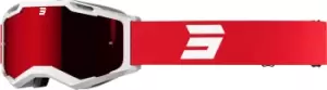 Image of Shot Iris 2.0 Tech Motocross Goggles, white-red, white-red, Size One Size