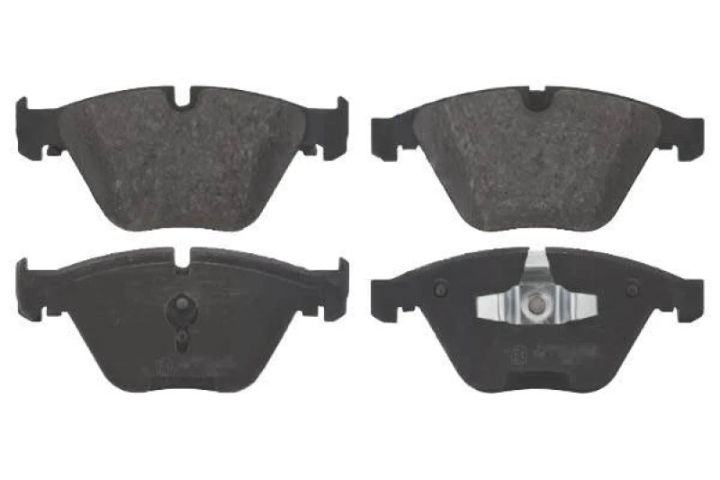 Image of Blue PRINT ADB114208 Brake pad set Front Axle, prepared for wear warning indicator, with piston clip Brake Pad Set,disc brake (402)