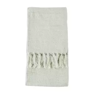 Image of Gallery Interiors Acrylic Textured Throw in Green