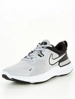 image of Nike React Miler - Grey/Black, Size 8, Men