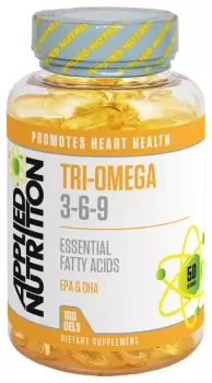 image of Applied Nutrition Tri-Omega 3-6-9 - 100 Softgels