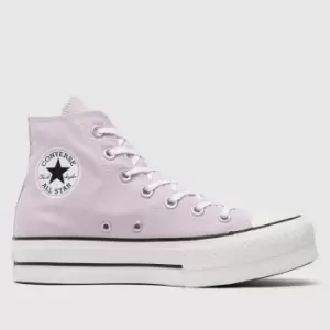 Converse Lilac Lift Hi Trainers