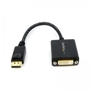 image of StarTech DisplayPort to DVI Video Adapter Converter