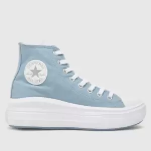 image of Converse Pale Blue Move Utility Trainers