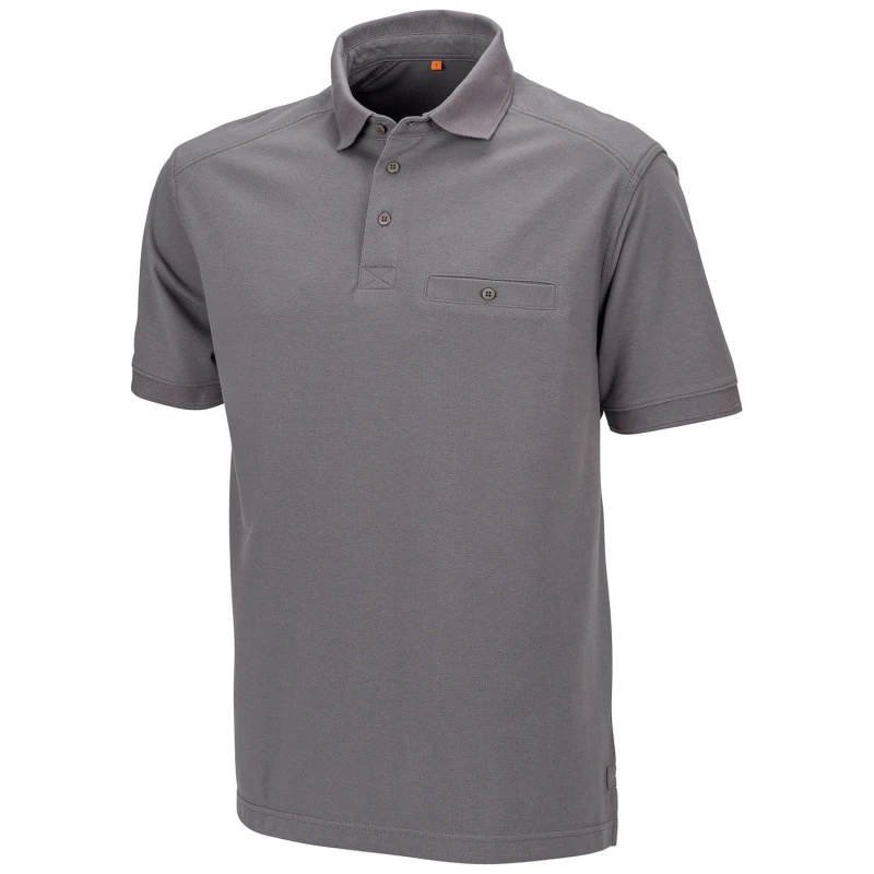 Image of Result Result Men Apex Pique Polo Shirt in Grey Size: X-Small Grey XS Male 5063470769223