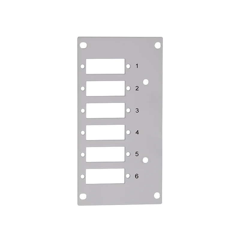 Image of LogiLink Fiber optic front plate 6 SC-D / 6 LC-Q for splice distribut