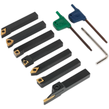 image of Sealey 7 Piece Indexable 8mm Turning Tool Set