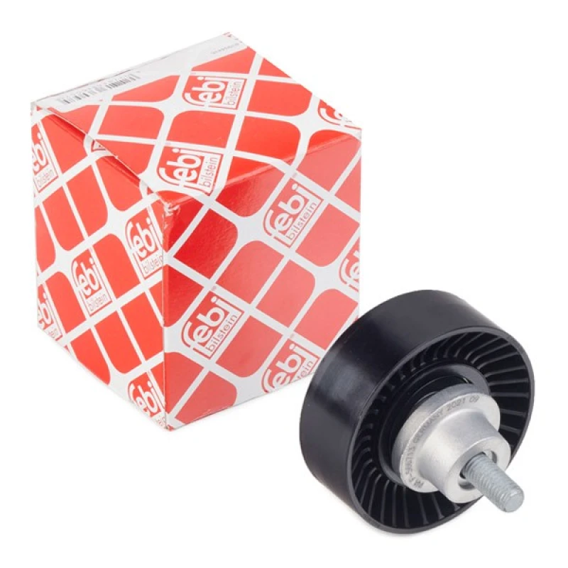 Image of FEBI BILSTEIN 36057 Idler Pulley with screw Plastic Deflection/Guide Pulley,v-ribbed belt (312)