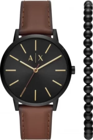 Image of Armani Exchange Cayde AX7115 Watch & Bracelet Gift Set