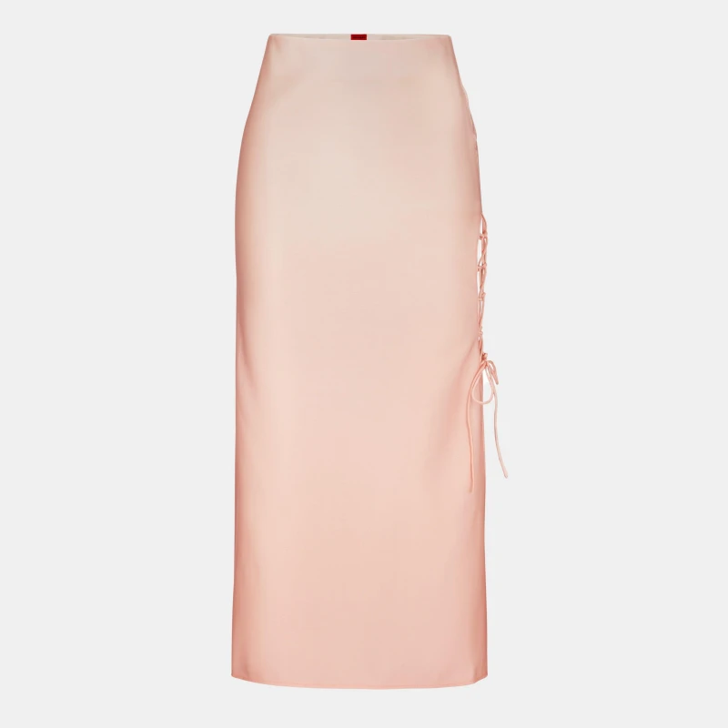 Image of Hugo Womens Rolange Maxi Skirt Open Misc female 4 (XXS)