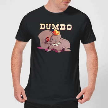 Image of Disney Dumbo Timothy's Trombone Mens T-Shirt - Black - 3XL - Black
