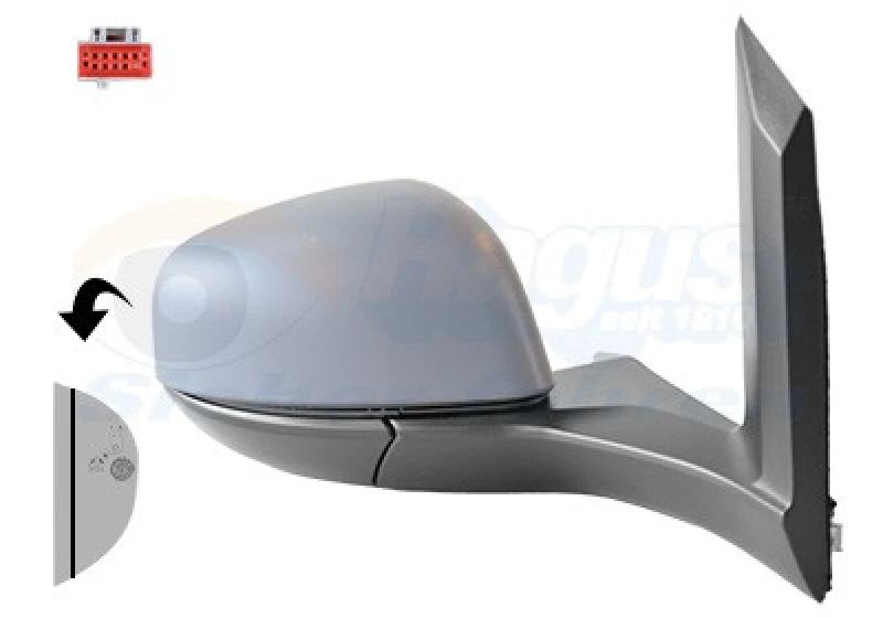 Image of VAN WEZEL Wing mirror VAN WEZEL 1930828